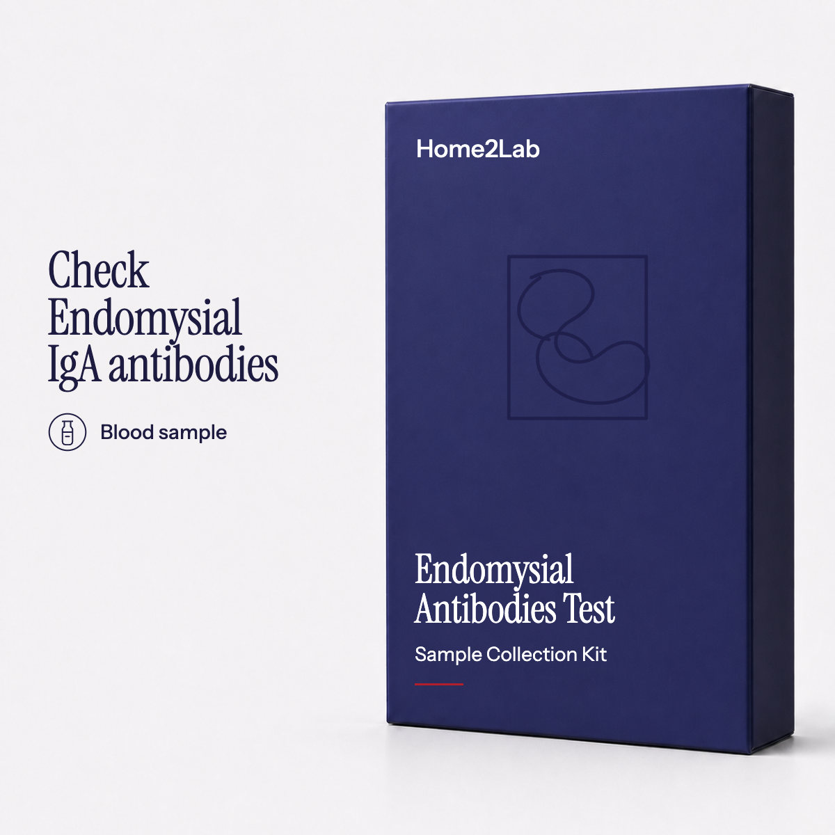 Endomysial Antibodies (IgA) Test Home2Lab sample collection kit