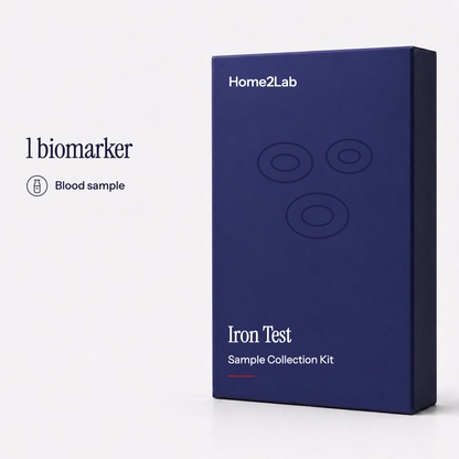Iron (TIBC included) Test Home2Lab sample collection kit