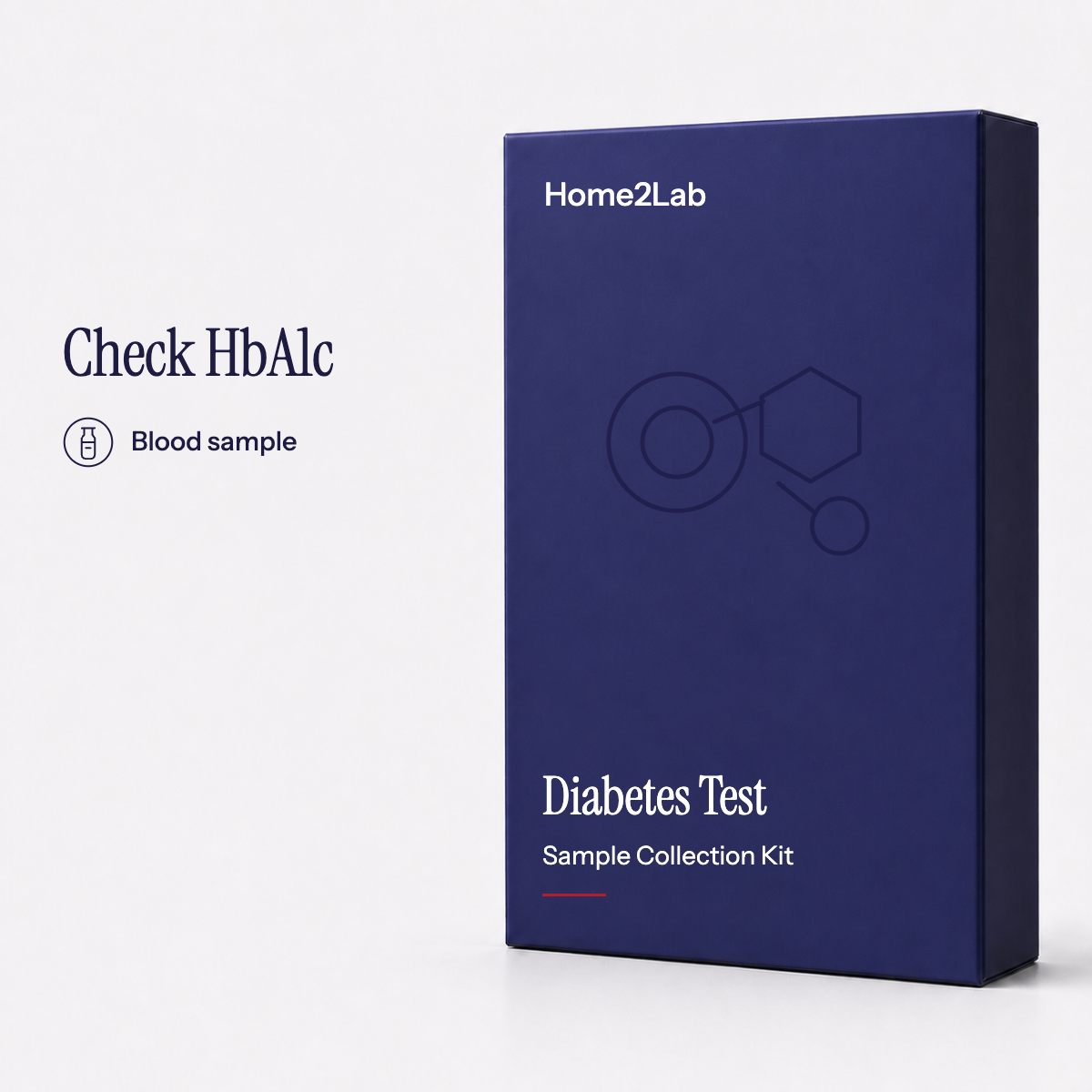 Diabetes (HbA1c) Test Home2Lab sample collection kit