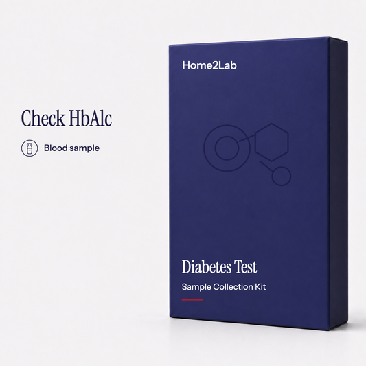 Diabetes (HbA1c) Test Home2Lab sample collection kit