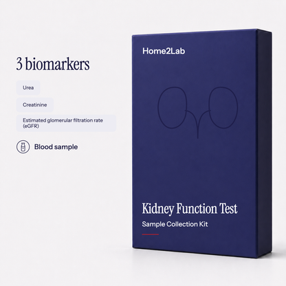Kidney Function Test Home2Lab sample collection kit