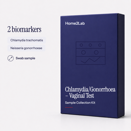 Chlamydia/Gonorrhoea – Vaginal Test Home2Lab sample collection kit