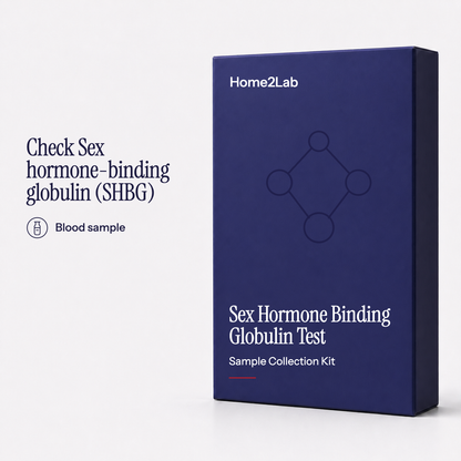 Sex Hormone Binding Globulin Test Home2Lab sample collection kit