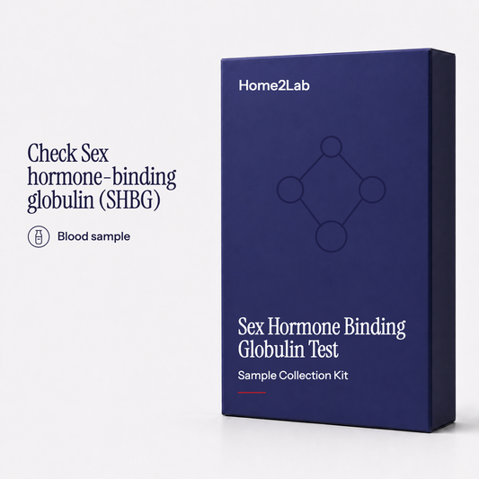 Sex Hormone Binding Globulin Test Home2Lab sample collection kit