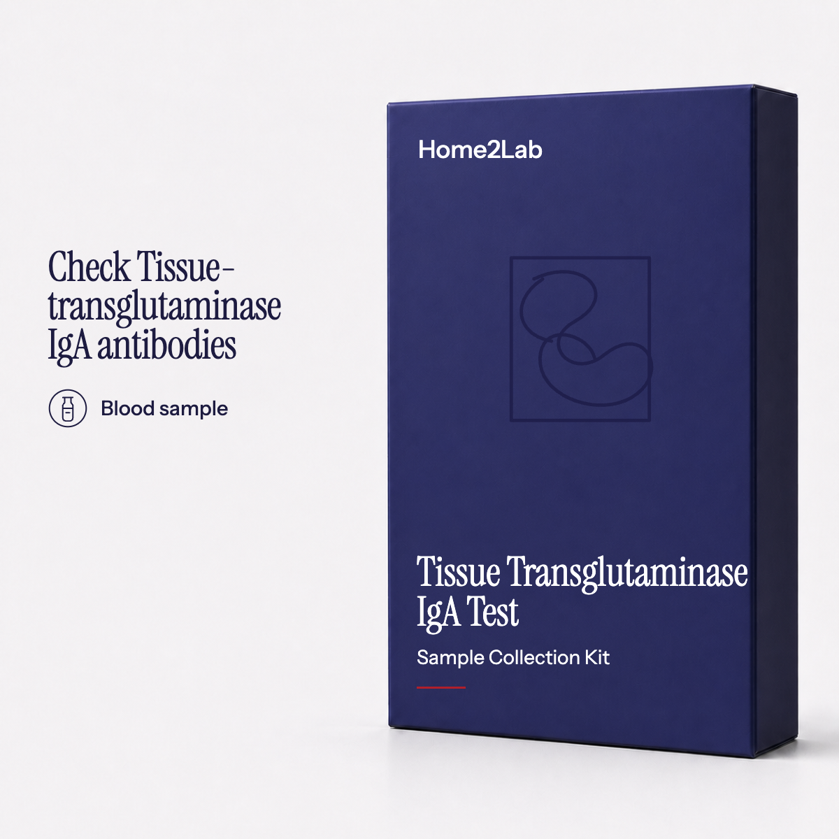 Tissue Transglutaminase IgA (Coeliac) Test Home2Lab sample collection kit