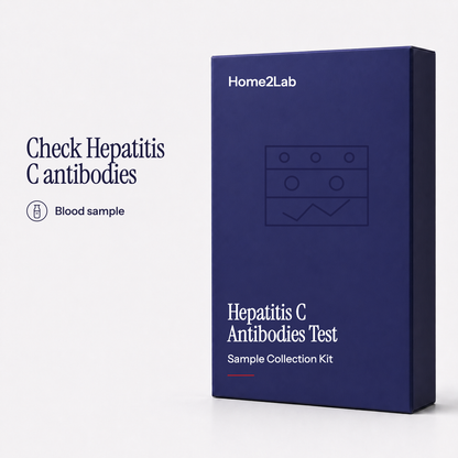Hepatitis C Antibodies Test Home2Lab sample collection kit